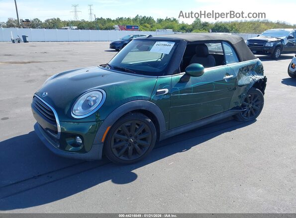 WMWWG5C55H3C19976 2017 MINI CONVERTIBLE Зеленый Передняя левая четверть