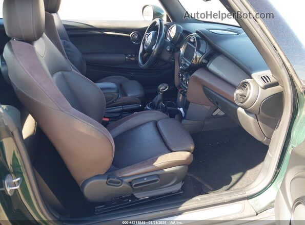 WMWWG5C55H3C19976 2017 MINI CONVERTIBLE Зеленый Вид салона спереди
