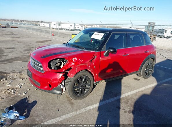 WMWZB3C52GWR48432 2016 MINI COUNTRYMAN Красный Передняя левая четверть