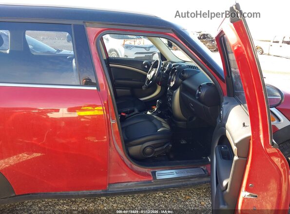 WMWZB3C52GWR48432 2016 MINI COUNTRYMAN Красный Вид салона спереди