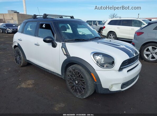 WMWZC3C56GWT11282 2016 MINI COUNTRYMAN Белый Передняя правая четверть