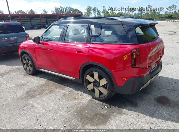 WMZ23GA00S7R09082 2025 MINI COUNTRYMAN Красный Задняя левая четверть
