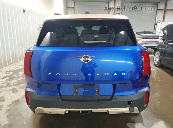 WMZ23GA09S7R22591 2025 MINI COUNTRYMAN Blue Widok z tyłu