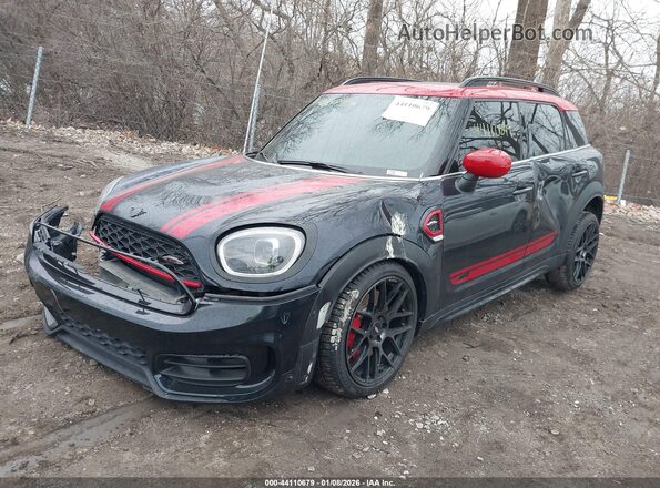 WMZ33BS01P3P78801 2023 MINI COUNTRYMAN Black Առջևի ձախ երեք քառորդ տեսարան
