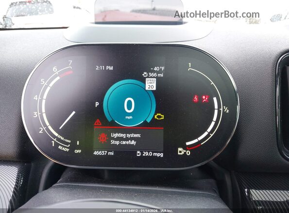 WMZ53BR02P3P35700 2023 MINI COUNTRYMAN Red Vista de los asientos traseros