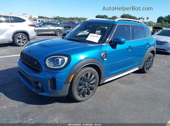 WMZ53BR08R3R85283 2024 MINI COUNTRYMAN Blue Przód lewy