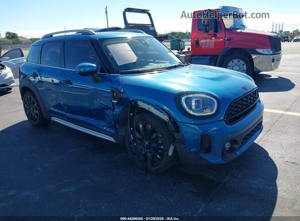 WMZ53BR08R3R85283 2024 MINI COUNTRYMAN Blue Przód prawy
