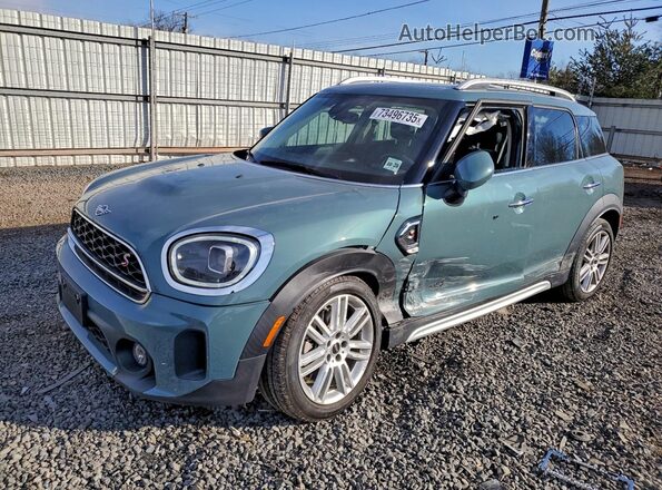 WMZ83BR05P3P53735 2023 MINI COOPER Teal Vista tres cuartos delantera izquierda