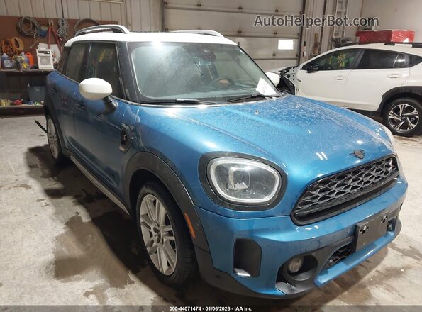 WMZ83BR08P3P91802 2023 MINI COUNTRYMAN Синий Передняя правая четверть