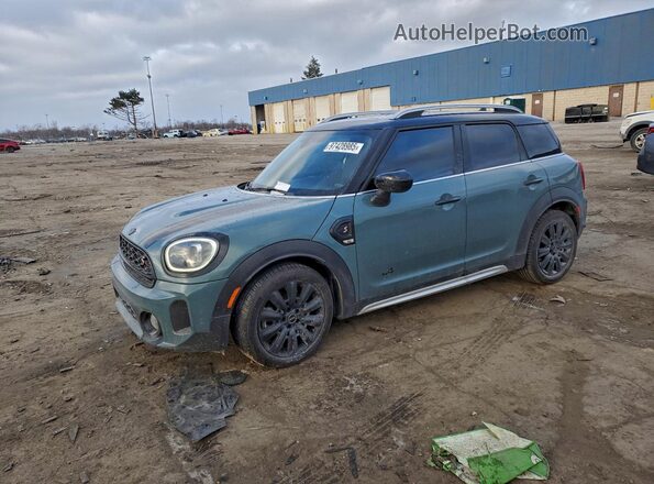 WMZ83BR09P3P61563 2023 MINI COOPER Teal Front left