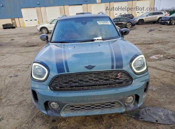 WMZ83BR09P3P61563 2023 MINI COOPER Teal Front view