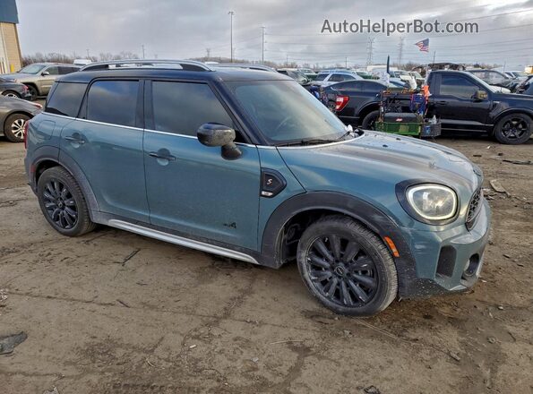WMZ83BR09P3P61563 2023 MINI COOPER Teal Front right