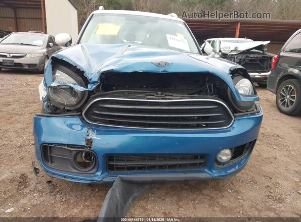 WMZYS7C37J3E08476 2018 MINI COUNTRYMAN Blue Вид задньої частини салону