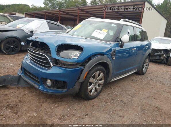 WMZYS7C37J3E08476 2018 MINI COUNTRYMAN Blue Передня ліва чверть