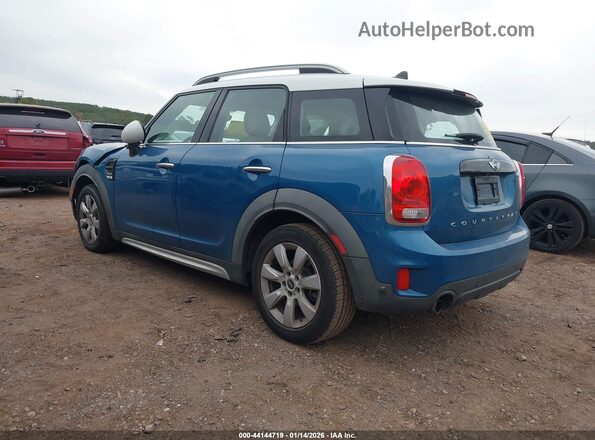 WMZYS7C37J3E08476 2018 MINI COUNTRYMAN Blue Задня ліва чверть