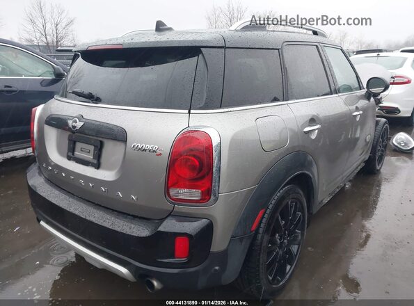 WMZYT3C32H3B66468 2017 MINI COUNTRYMAN Серебряный Задняя правая четверть