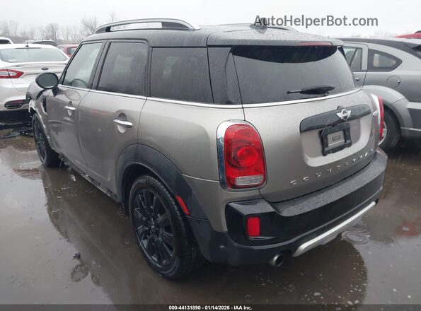 WMZYT3C32H3B66468 2017 MINI COUNTRYMAN Серебряный Задняя левая четверть