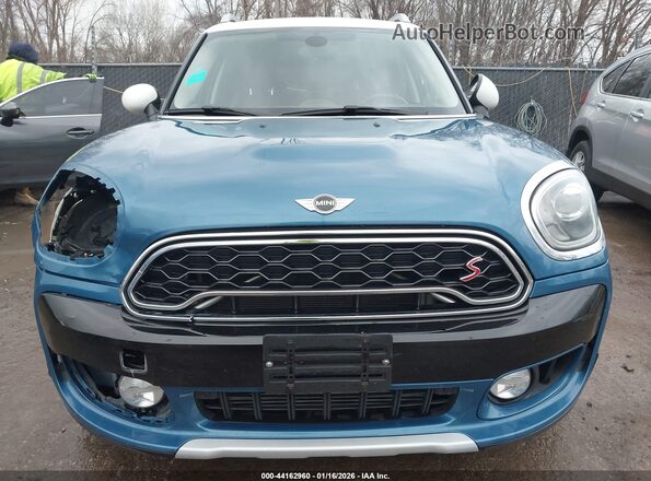 WMZYT5C37J3E61261 2018 MINI COUNTRYMAN Синий Вид задней части салона