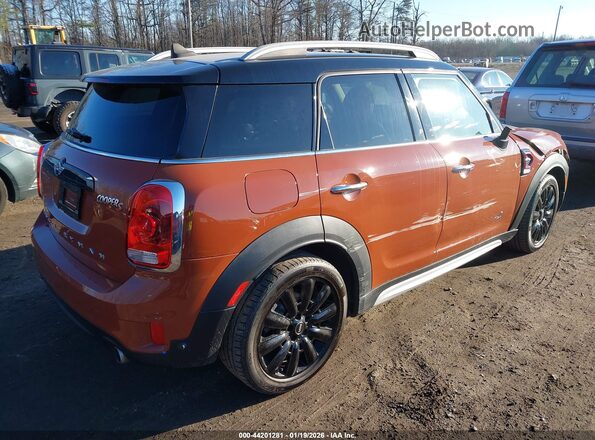 WMZYT5C37J3E61759 2018 MINI COUNTRYMAN Оранжевый Задняя правая четверть