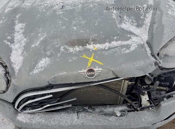WMZYT5C59K3G90396 2019 MINI COOPER Серый Вид задней части салона