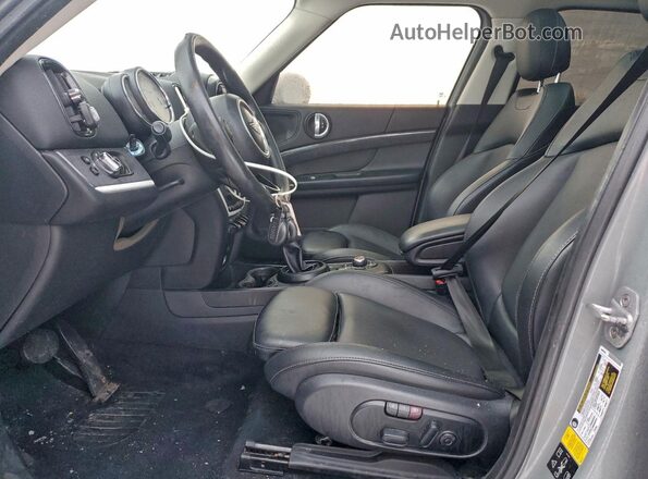 WMZYT5C59K3G90396 2019 MINI COOPER Серый Вид салона спереди