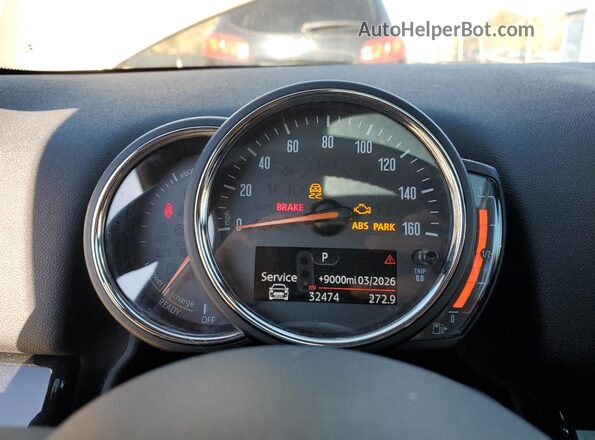 WMZYU7C5XK3F93779 2019 MINI COOPER Серый Вид щитка приборов