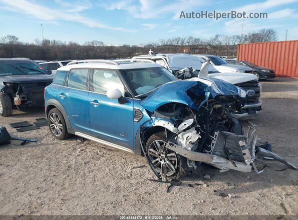 WMZYV5C50K3F58783 2019 MINI COUNTRYMAN Blue Front right
