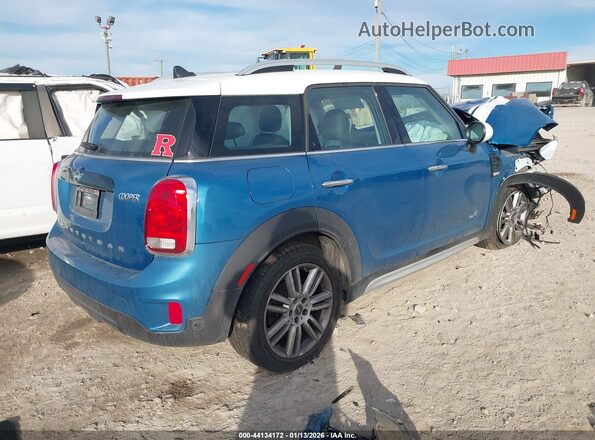 WMZYV5C50K3F58783 2019 MINI COUNTRYMAN Blue Rear right