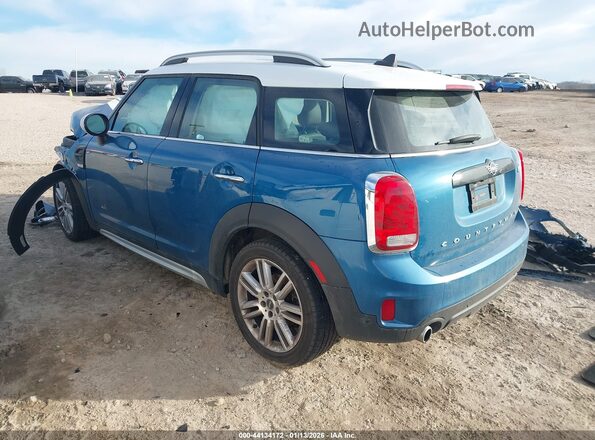 WMZYV5C50K3F58783 2019 MINI COUNTRYMAN Blue Rear left