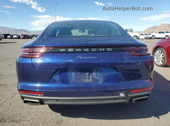 WP0AA2A72LL101293 2020 PORSCHE PANAMERA Синий Вид сзади