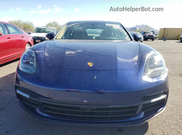 WP0AA2A72LL101293 2020 PORSCHE PANAMERA Синий Вид спереди