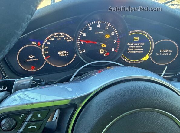WP0AA2A72LL101293 2020 PORSCHE PANAMERA Синий Вид щитка приборов