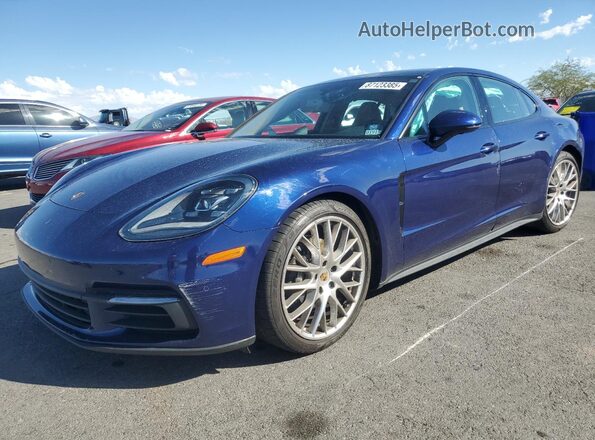 WP0AA2A72LL101293 2020 PORSCHE PANAMERA Синий Передняя левая четверть