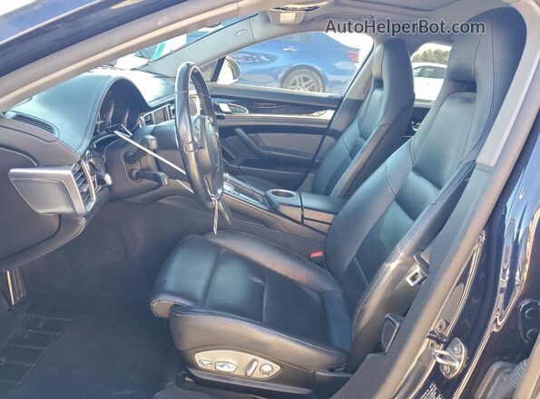 WP0AA2A75GL006166 2016 PORSCHE PANAMERA Blue Widok wnętrza z przodu