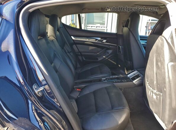 WP0AA2A75GL006166 2016 PORSCHE PANAMERA Blue Widok tylnych siedzeń