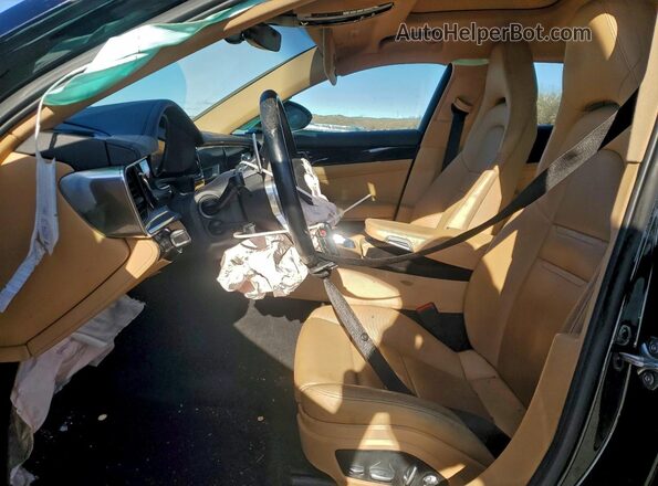 WP0AA2A75LL103779 2020 PORSCHE PANAMERA Черный Вид салона спереди