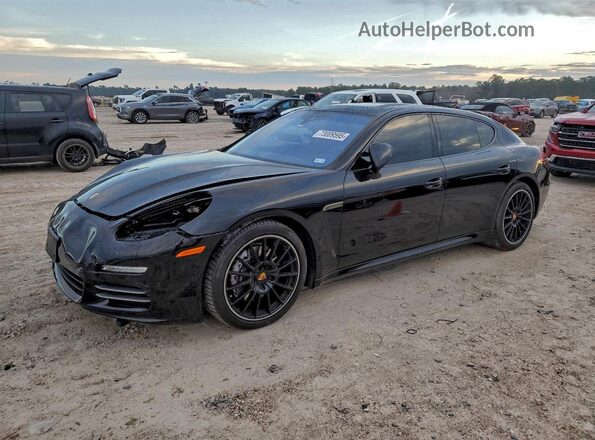 WP0AA2A79GL007479 2016 PORSCHE PANAMERA Черный Передняя левая четверть