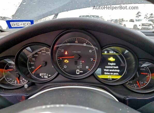 WP0AA2A79GL007479 2016 PORSCHE PANAMERA Черный Вид щитка приборов