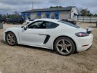 2018 Porsche Cayman Белый vin: WP0AA2A80JK262446