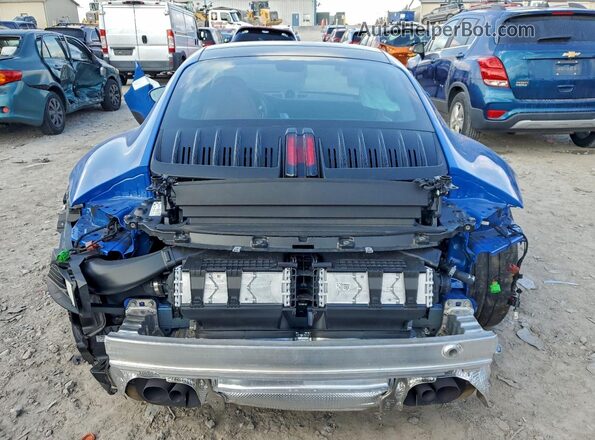 WP0AA2A90SS207716 2025 PORSCHE 911 Синий Вид сзади
