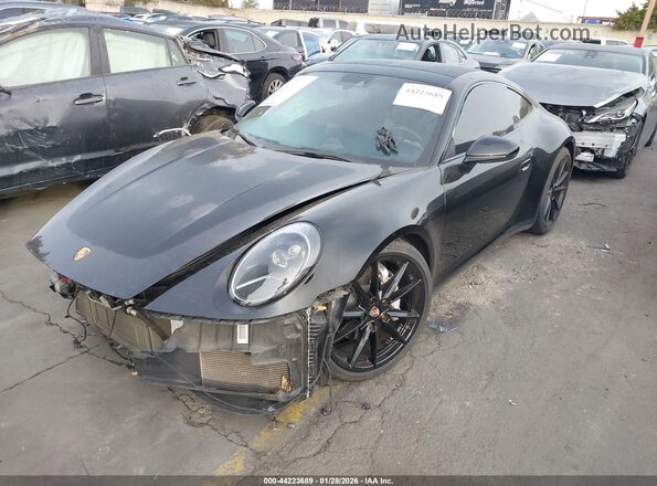 WP0AA2A93LS206089 2020 PORSCHE 911 Black Vista tres cuartos delantera izquierda