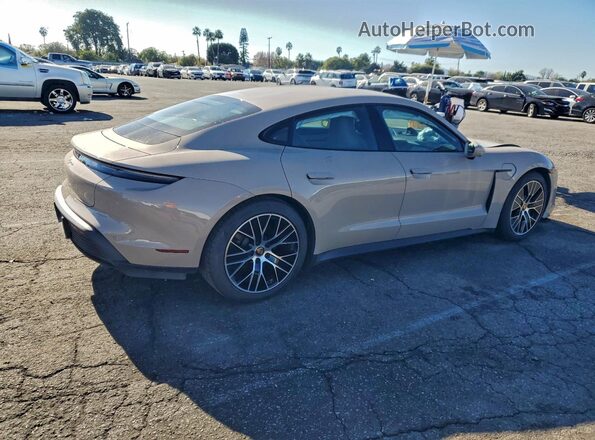 WP0AA2Y13NSA11566 2022 PORSCHE TAYCAN Желто-коричневый Задняя правая четверть