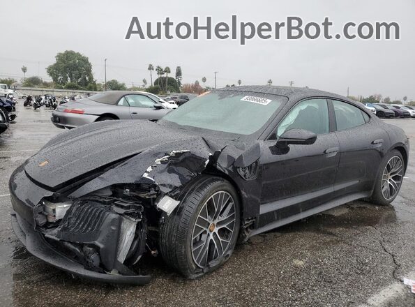 WP0AA2Y13PSA14812 2023 PORSCHE TAYCAN Черный Передняя левая четверть