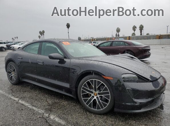 WP0AA2Y13PSA14812 2023 PORSCHE TAYCAN Черный Передняя правая четверть