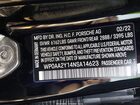 2022 Porsche Taycan   Черный vin: WP0AA2Y14NSA14623