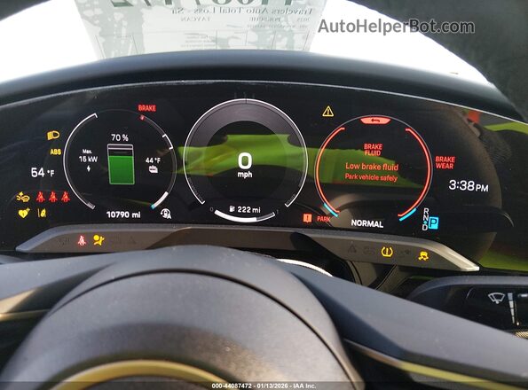 WP0AA2Y14SSA11510 2025 PORSCHE TAYCAN Розовый Вид задних сидений