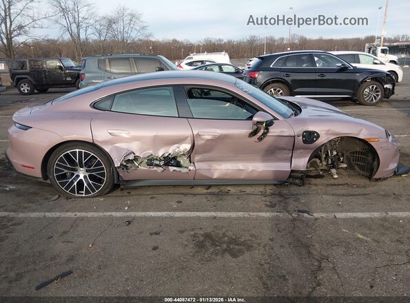 WP0AA2Y14SSA11510 2025 PORSCHE TAYCAN Розовый Панорамный вид салона 360°