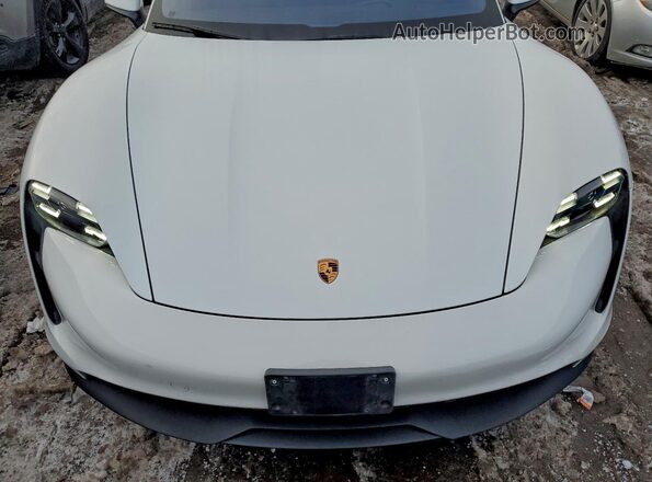 WP0AA2Y17NSA11344 2022 PORSCHE TAYCAN Белый Вид задней части салона