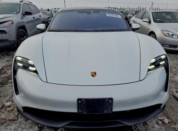 WP0AA2Y17NSA11344 2022 PORSCHE TAYCAN Белый Вид спереди