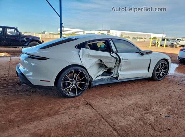 WP0AA2Y17RSA13620 2024 PORSCHE TAYCAN Белый Задняя правая четверть